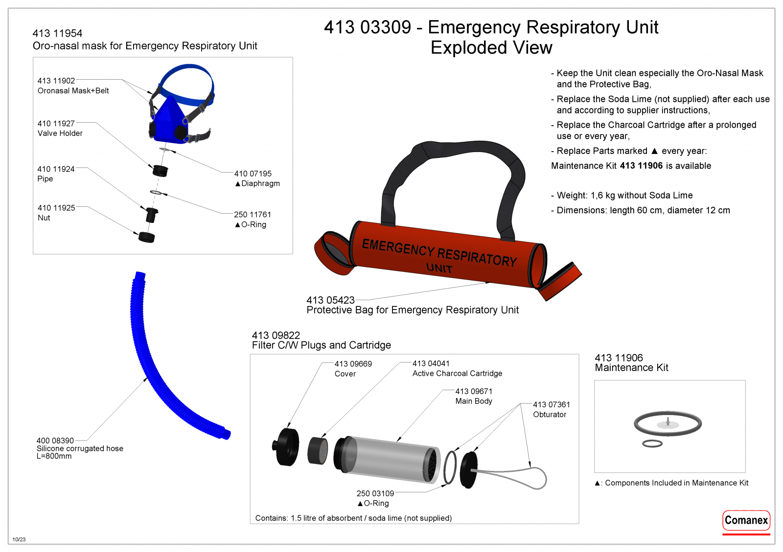 Lung Power Scrubber - Part References