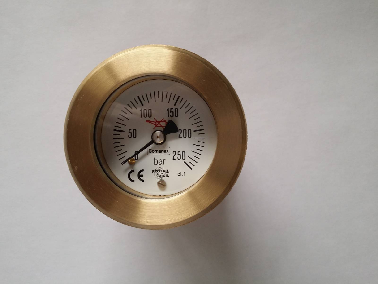 Dia 63mm Brass Pressure Gauge - 250 bar