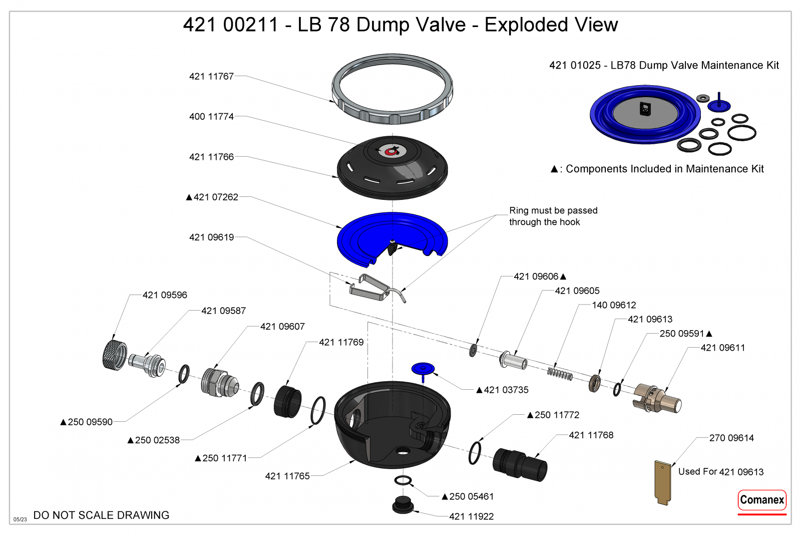 LB78 Dump Valve - Part References