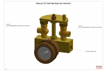 Compact O2 add Manifold and Interlock