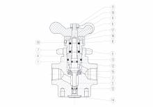 YG Needle Valve Breakdown View